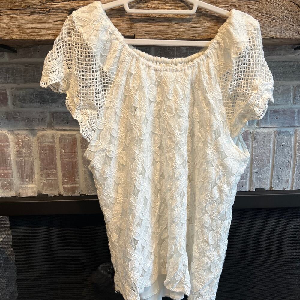 Indigo soul lace women’s top size 2XL‎